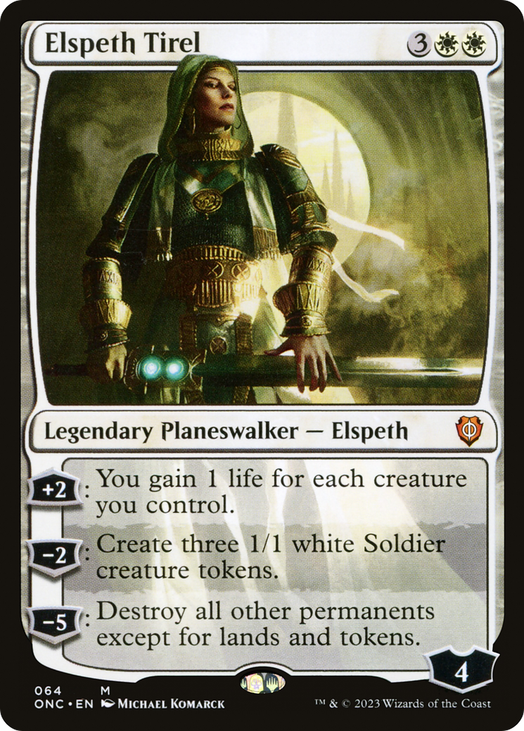 Elspeth Tirel [Phyrexia: All Will Be One Commander] | Game Grid - Logan