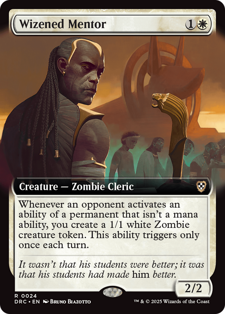 Wizened Mentor (Extended Art) [Aetherdrift Commander] | Game Grid - Logan