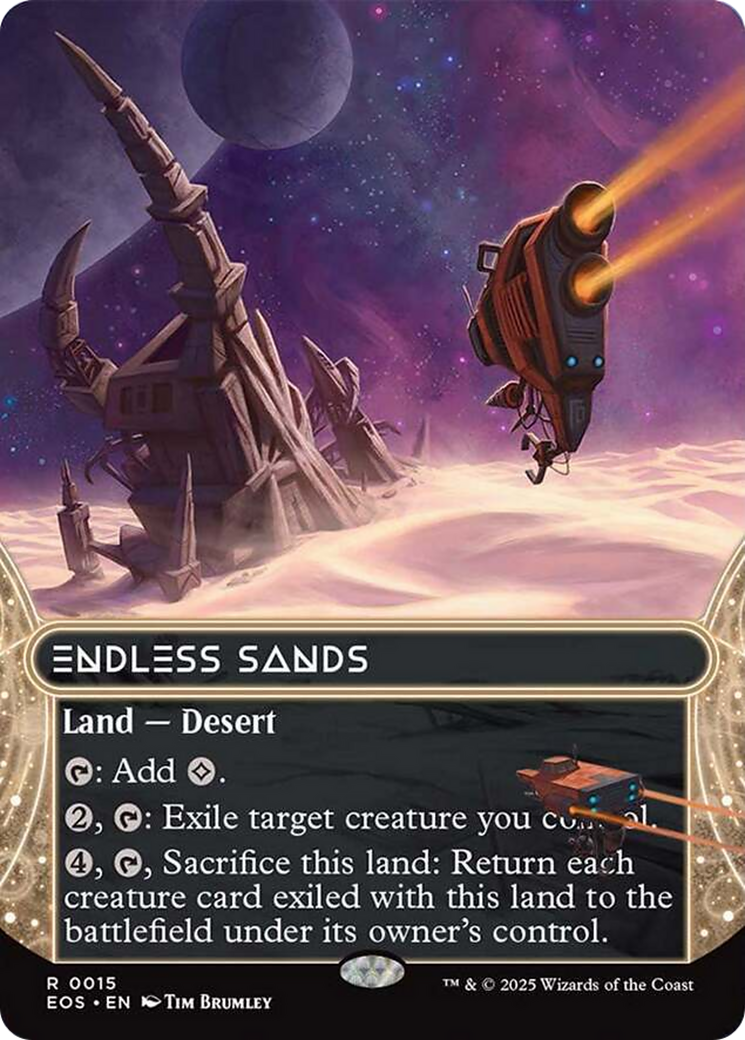 Endless Sands (0015) (Borderless) [Edge of Eternities: Stellar Sights] | Game Grid - Logan