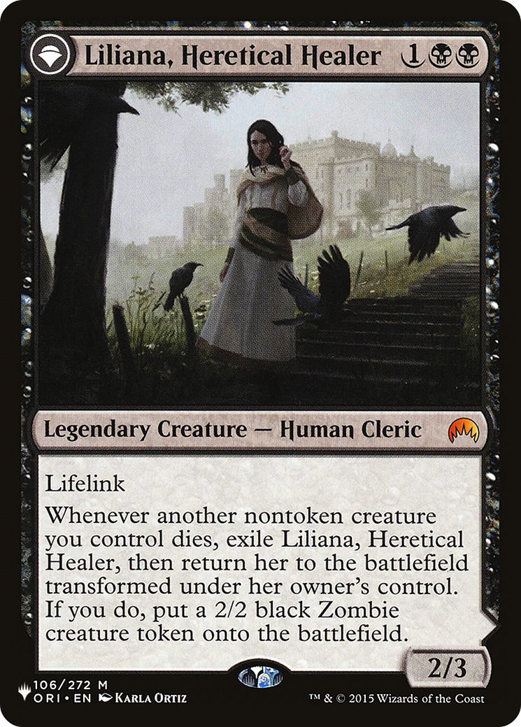 Liliana, Heretical Healer // Liliana, Defiant Necromancer [Secret Lair: From Cute to Brute] | Game Grid - Logan