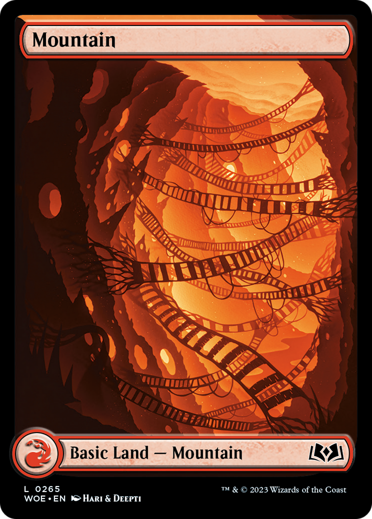 Mountain (265) (Full-Art) [Wilds of Eldraine] | Game Grid - Logan