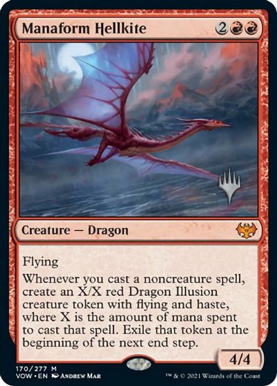 Manaform Hellkite (Promo Pack) [Innistrad: Crimson Vow Promos] | Game Grid - Logan