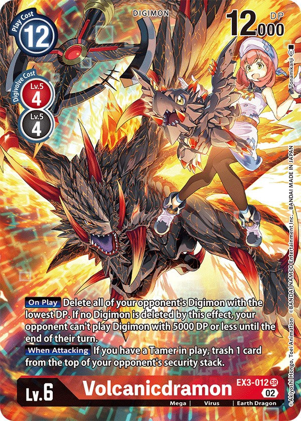 Volcanicdramon [EX3-012] (Alternate Art) [Draconic Roar] | Game Grid - Logan
