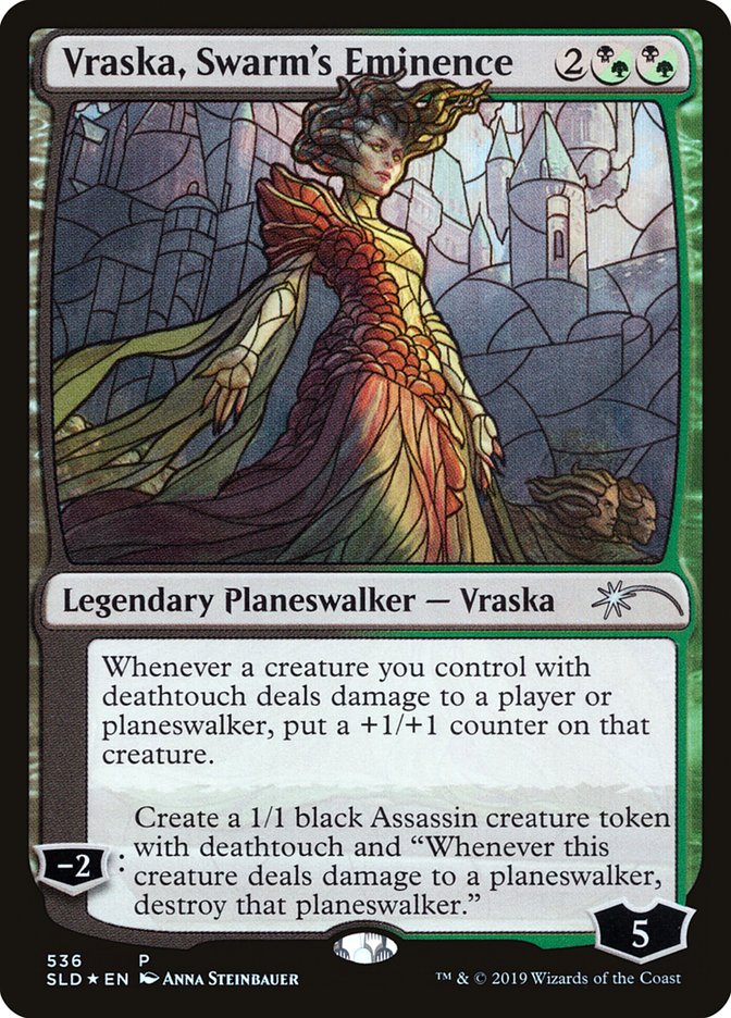 Vraska, Swarm's Eminence (Stained Glass) [Secret Lair Drop Promos] | Game Grid - Logan