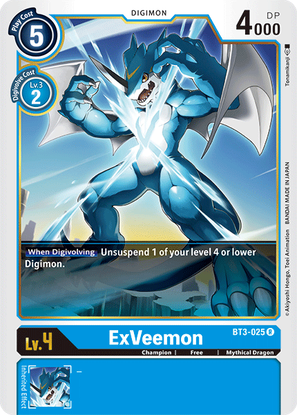 ExVeemon [BT3-025] [Release Special Booster Ver.1.5] | Game Grid - Logan