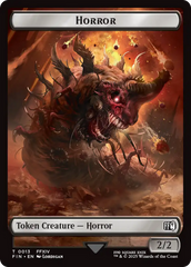 Hero (0006) // Horror (0013) Double-Sided Token [FINAL FANTASY Tokens] | Game Grid - Logan