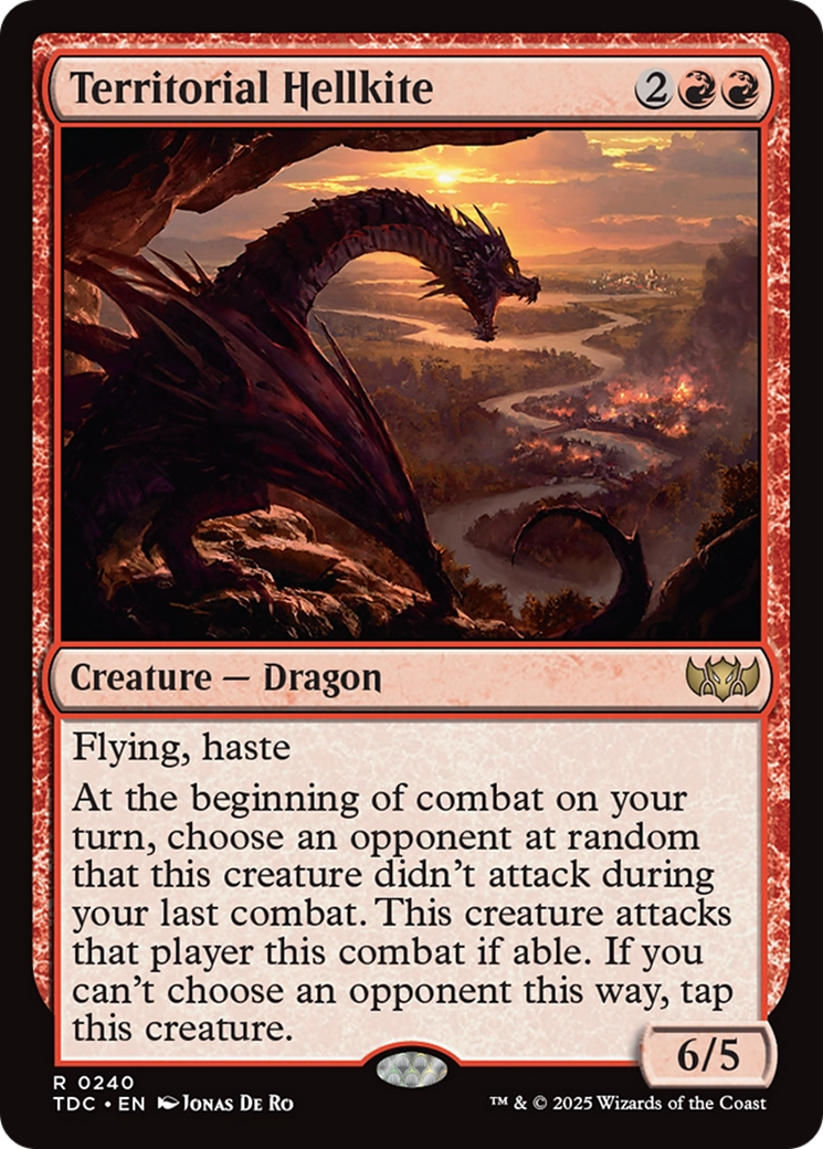 Territorial Hellkite [Tarkir: Dragonstorm Commander] | Game Grid - Logan