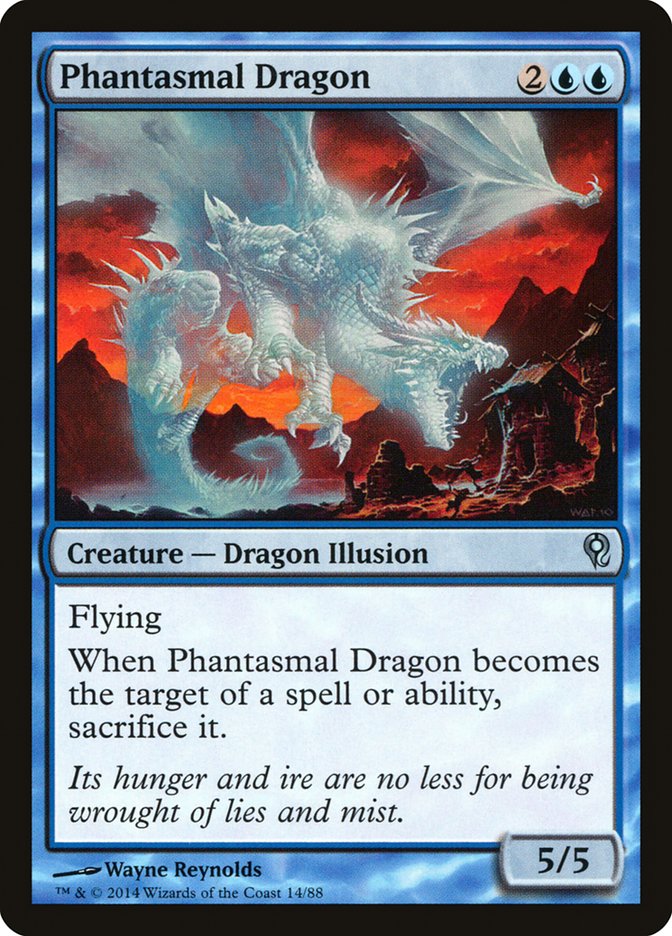 Phantasmal Dragon [Duel Decks: Jace vs. Vraska] | Game Grid - Logan