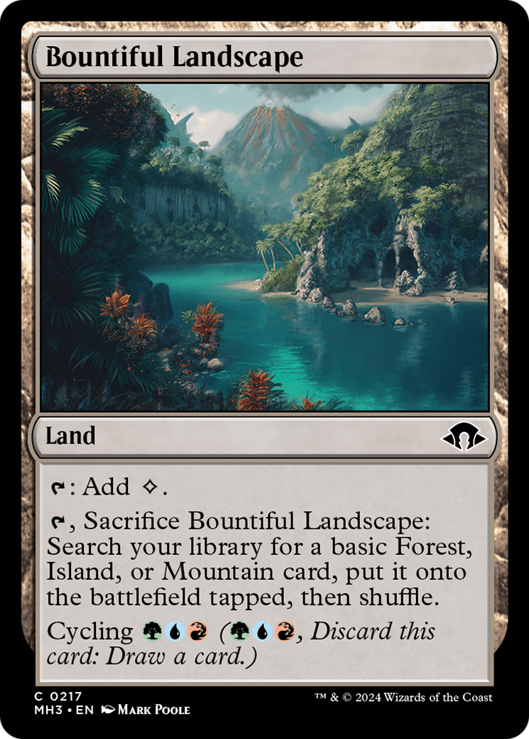 Bountiful Landscape [Modern Horizons 3] | Game Grid - Logan