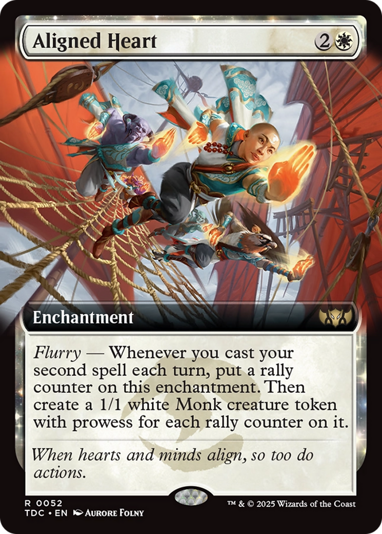Aligned Heart (Extended Art) [Tarkir: Dragonstorm Commander] | Game Grid - Logan