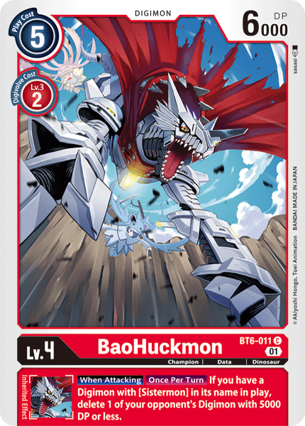 BaoHuckmon [BT6-011] [Double Diamond] | Game Grid - Logan