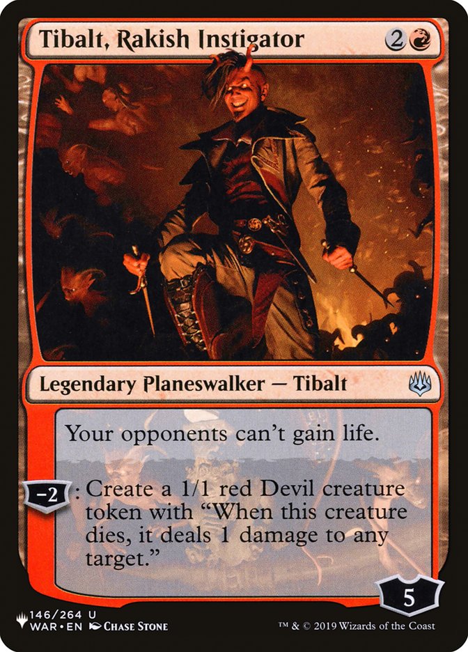 Tibalt, Rakish Instigator [The List] | Game Grid - Logan