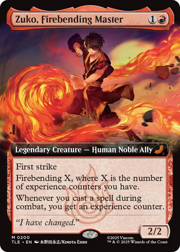 Zuko, Firebending Master (Extended Art) [Avatar: The Last Airbender: Eternal-Legal] | Game Grid - Logan