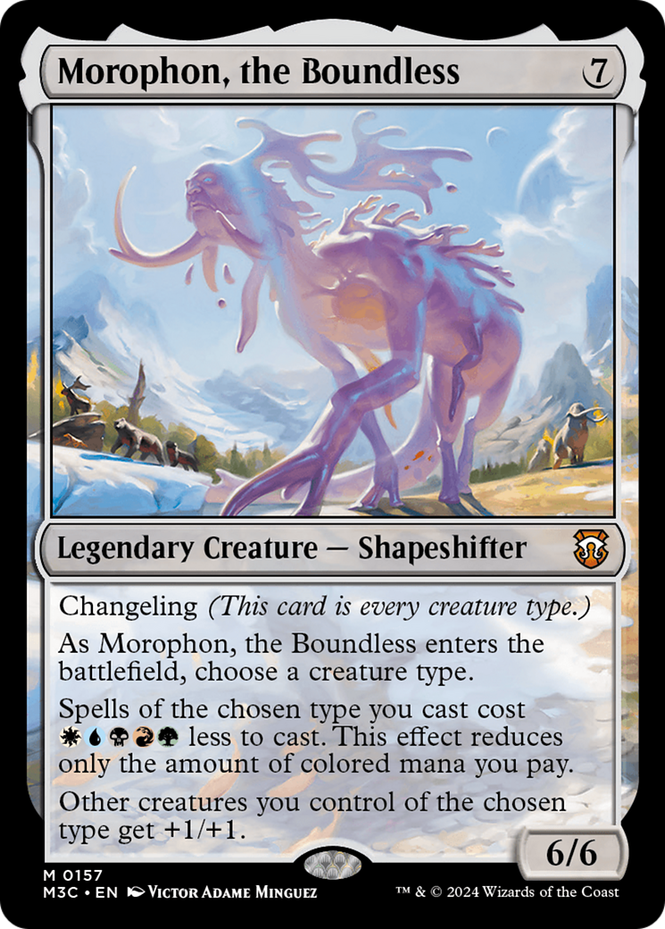 Morophon, the Boundless (Ripple Foil) [Modern Horizons 3 Commander] | Game Grid - Logan
