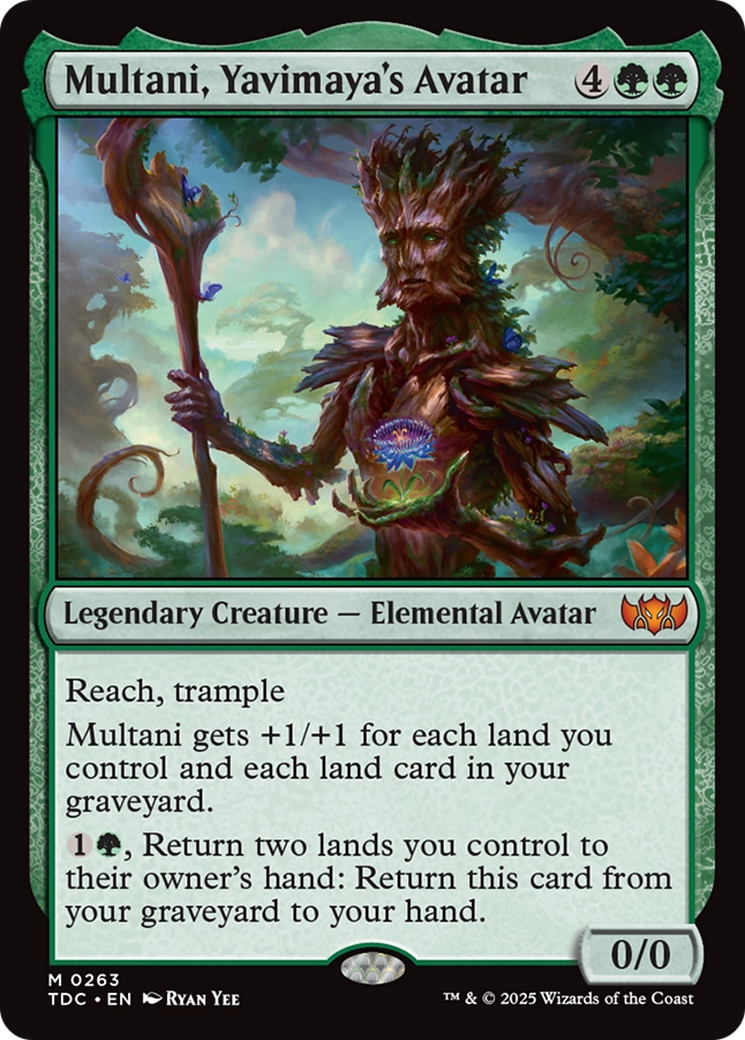 Multani, Yavimaya's Avatar [Tarkir: Dragonstorm Commander] | Game Grid - Logan