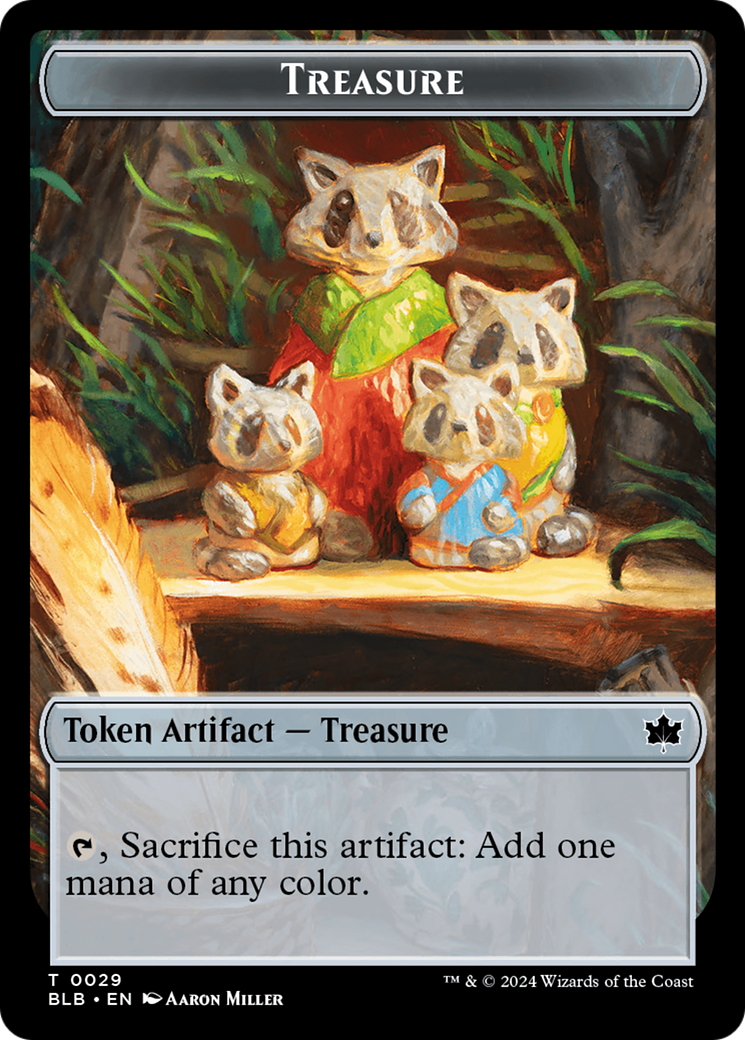 Rabbit // Treasure Double-Sided Token [Bloomburrow Tokens] | Game Grid - Logan