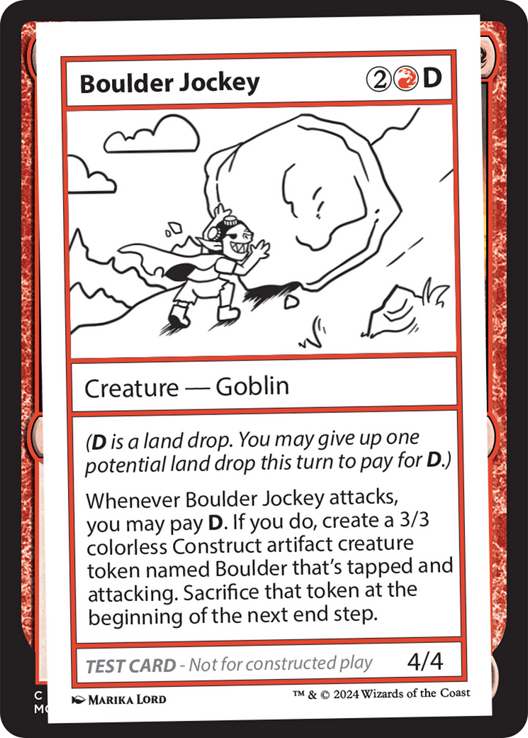 Boulder Jockey [Mystery Booster 2 Playtest Cards] | Game Grid - Logan