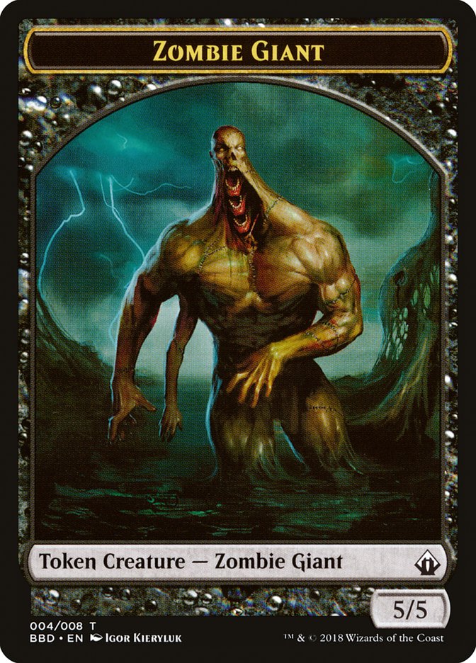 Zombie Giant Token [Battlebond Tokens] | Game Grid - Logan