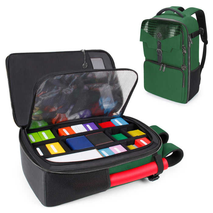 Enhance: Card Storage Backpack Green | Game Grid - Logan