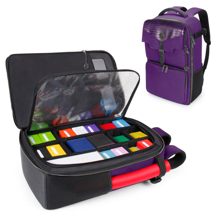 Enhance: Card Storage Backpack Purple | Game Grid - Logan