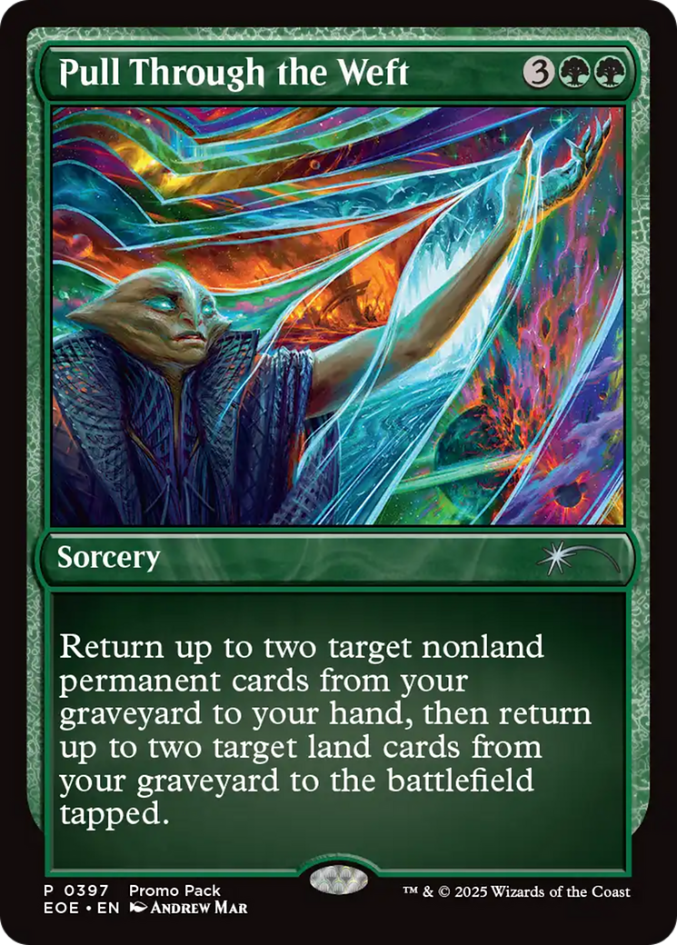 Pull Through the Weft [Edge of Eternities Promo Pack] | Game Grid - Logan