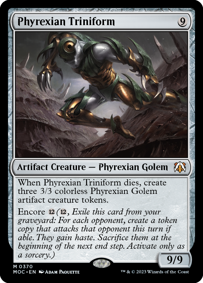 Phyrexian Triniform [March of the Machine Commander] | Game Grid - Logan