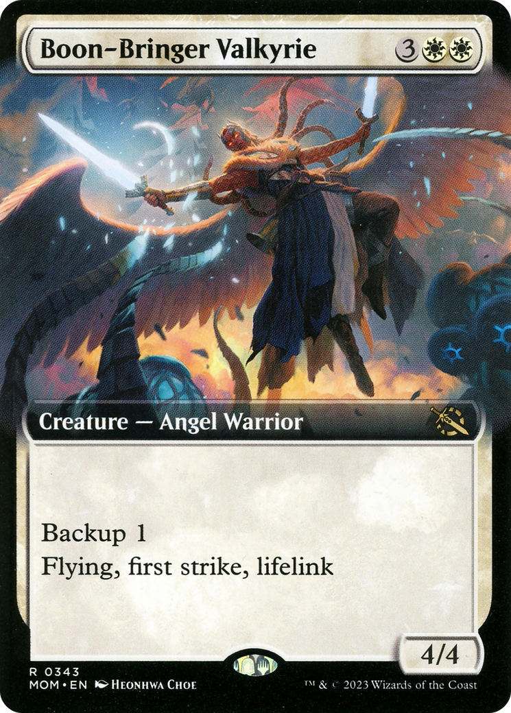 Boon-Bringer Valkyrie (Extended Art) [March of the Machine] | Game Grid - Logan