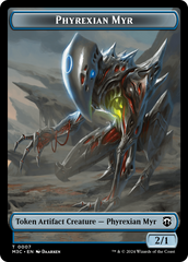 Phyrexian Myr // Servo Double-Sided Token [Modern Horizons 3 Commander Tokens] | Game Grid - Logan