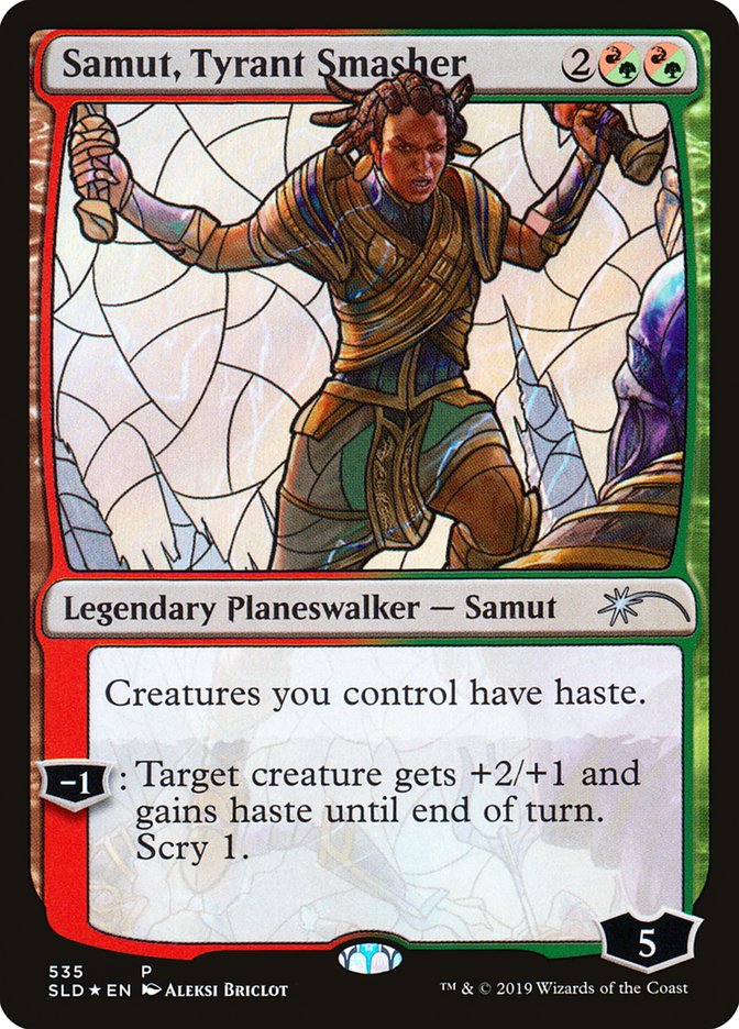 Samut, Tyrant Smasher (Stained Glass) [Secret Lair Drop Promos] | Game Grid - Logan