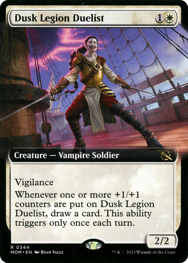 Dusk Legion Duelist (Extended Art) [March of the Machine] | Game Grid - Logan
