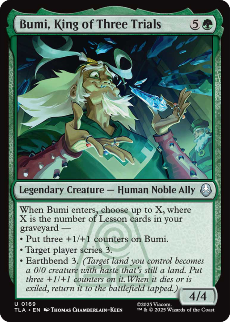 Bumi, King of Three Trials [Avatar: The Last Airbender] | Game Grid - Logan