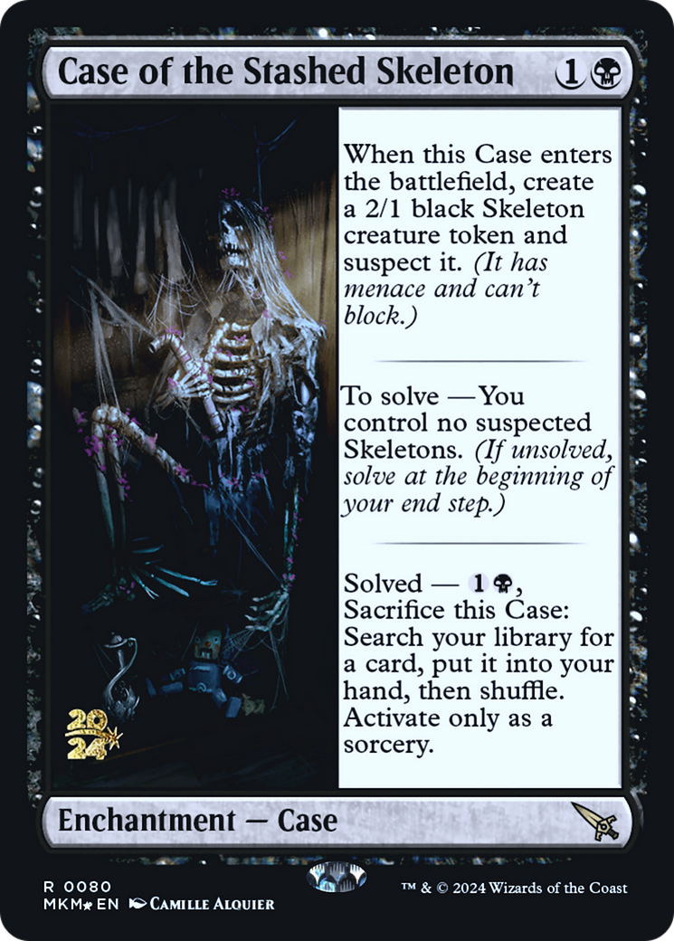 Case of the Stashed Skeleton [Murders at Karlov Manor Prerelease Promos] | Game Grid - Logan