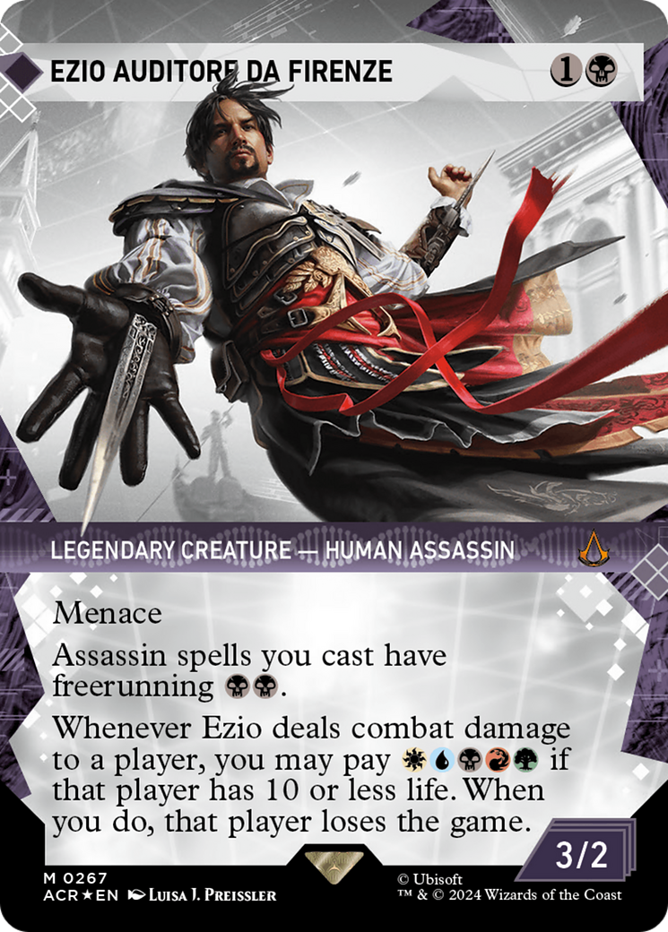 Ezio Auditore da Firenze (Showcase) (Textured Foil) [Assassin's Creed] | Game Grid - Logan