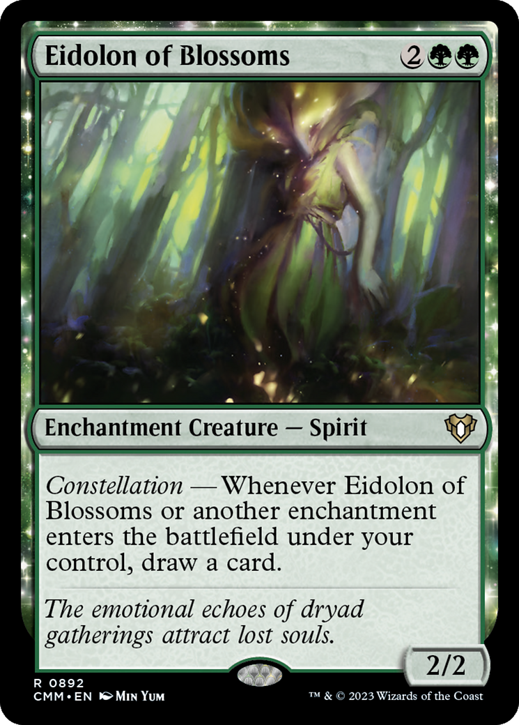 Eidolon of Blossoms [Commander Masters] | Game Grid - Logan