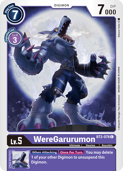 WereGarurumon [BT2-078] [Release Special Booster Ver.1.0] | Game Grid - Logan