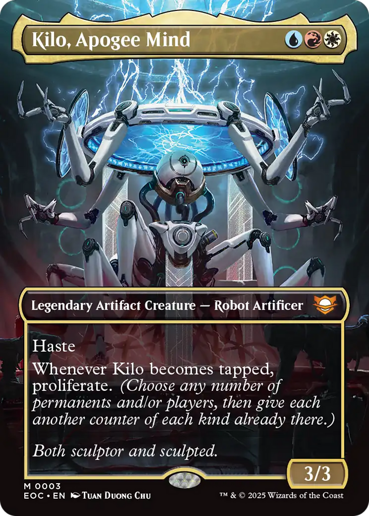 Kilo, Apogee Mind (Borderless) [Edge of Eternities Commander] | Game Grid - Logan