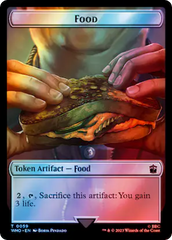 Alien Rhino // Food (0059) Double-Sided Token (Surge Foil) [Doctor Who Tokens] | Game Grid - Logan