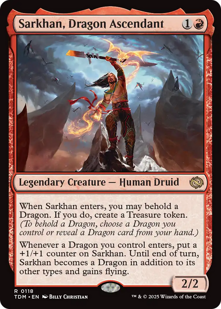 Sarkhan, Dragon Ascendant (118) [Tarkir: Dragonstorm] | Game Grid - Logan
