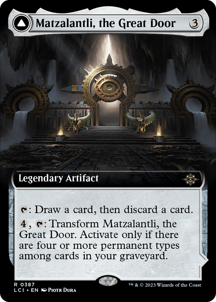 Matzalantli, the Great Door // The Core (Extended Art) [The Lost Caverns of Ixalan] | Game Grid - Logan