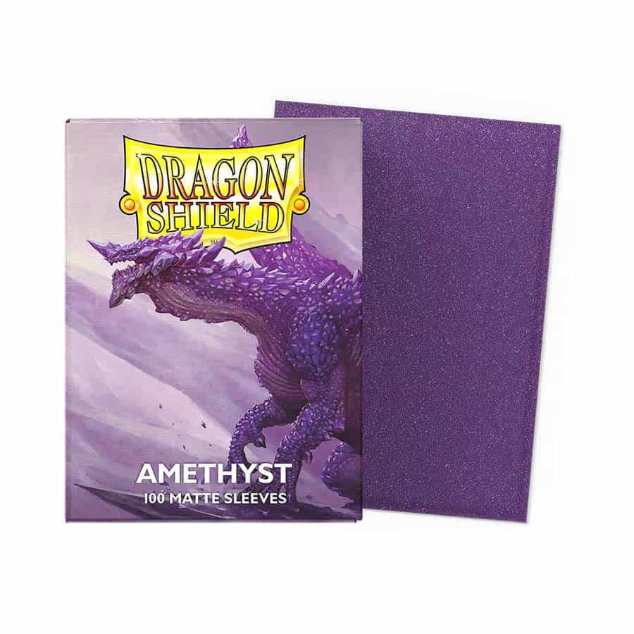 Dragon Shield Matte Sleeves: Amethyst (100) | Game Grid - Logan