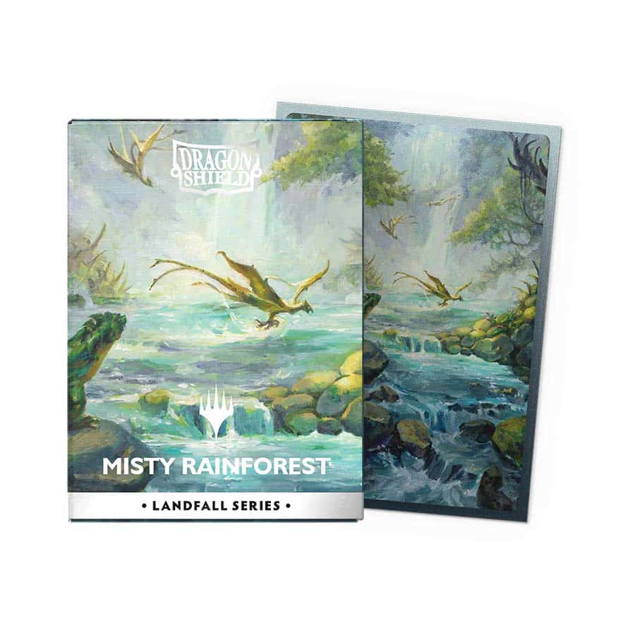Dragon Shield: Dual Matte Art Sleeves - Misty Rainforest (100ct) | Game Grid - Logan