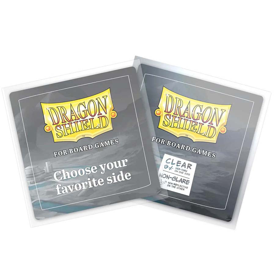 Board Game Sleeves: Clear - "Square" 70mm x 70mm (100) | Game Grid - Logan