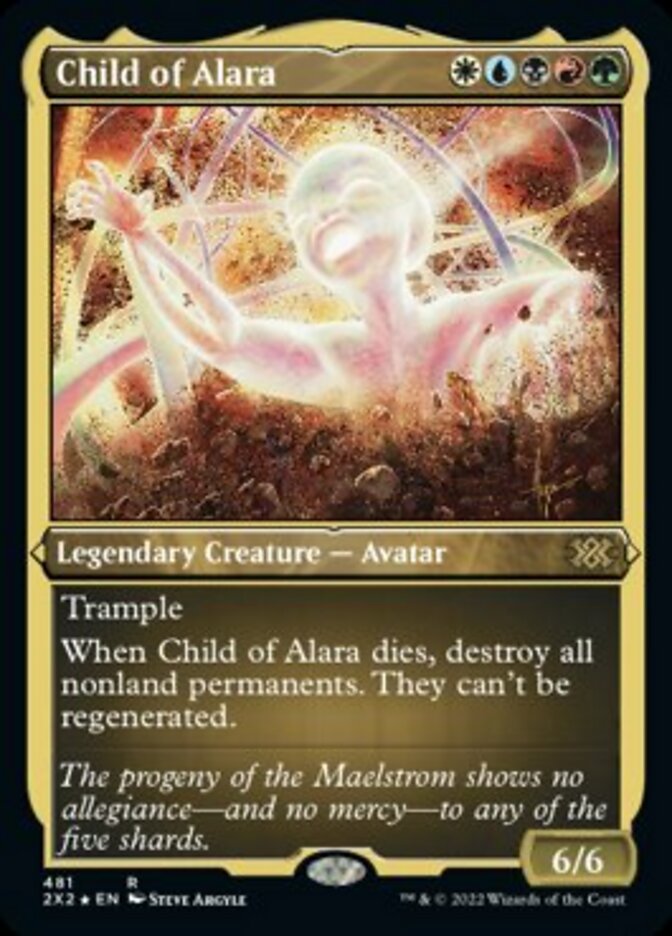 Child of Alara (Foil Etched) [Double Masters 2022] | Game Grid - Logan