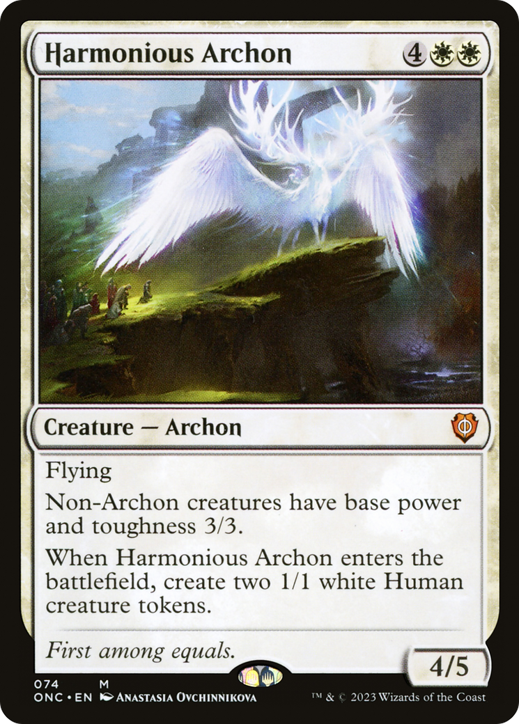 Harmonious Archon [Phyrexia: All Will Be One Commander] | Game Grid - Logan
