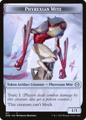 Phyrexian Mite (011) // Drone Double-Sided Token [Phyrexia: All Will Be One Tokens] | Game Grid - Logan