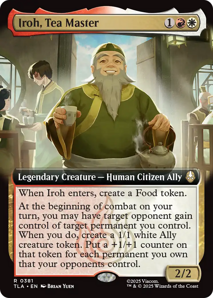 Iroh, Tea Master (Extended Art) [Avatar: The Last Airbender] | Game Grid - Logan
