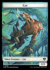 Elemental (0025) // Cat (0005) Double-Sided Token [Commander Masters Tokens] | Game Grid - Logan