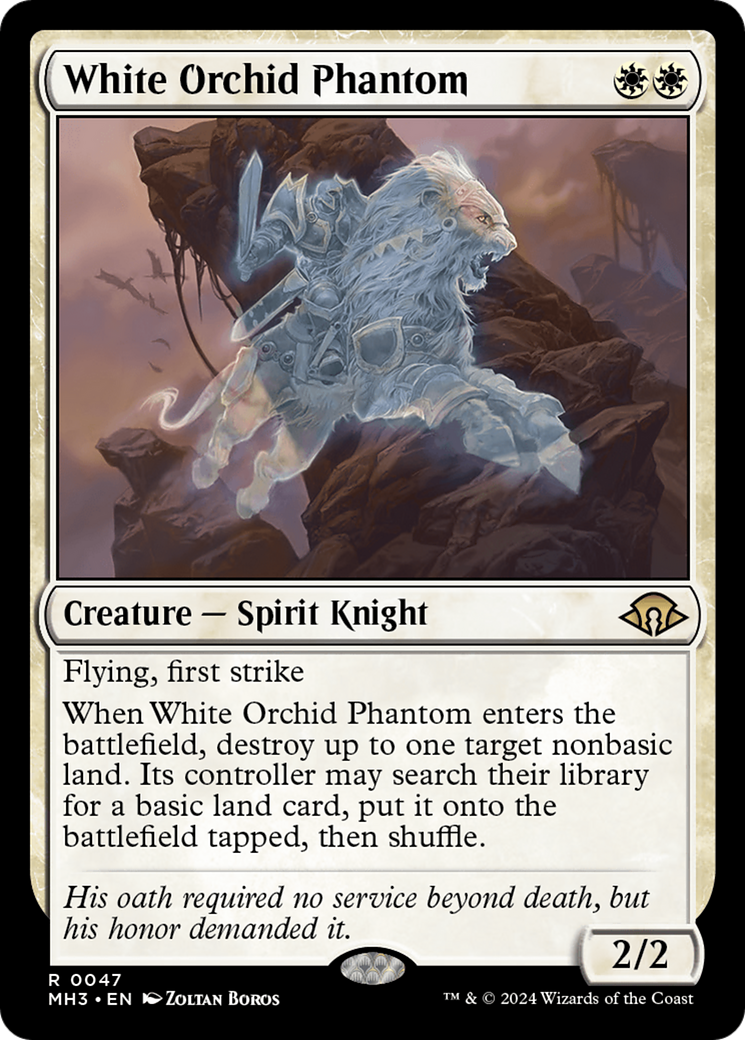 White Orchid Phantom [Modern Horizons 3] | Game Grid - Logan