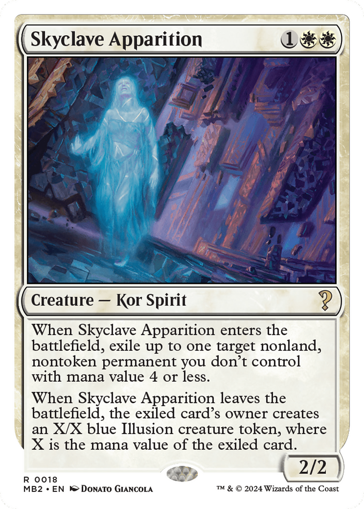 Skyclave Apparition (White Border) [Mystery Booster 2] | Game Grid - Logan