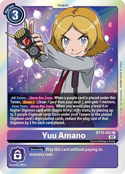 Yuu Amano [BT10-093] [Revision Pack Cards] | Game Grid - Logan